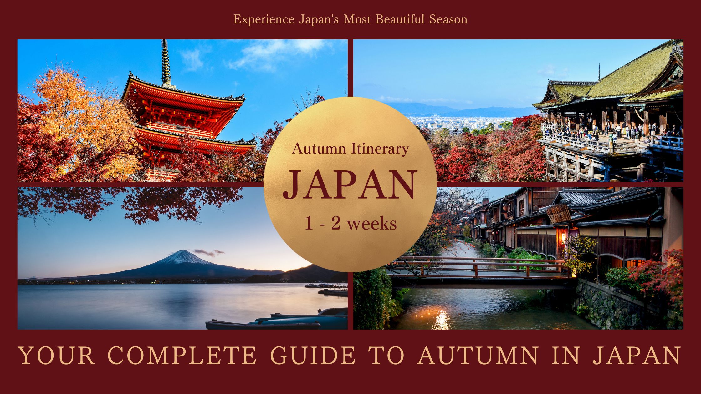 Japan Autumn Leaves Itinerary 1 - 2 weeks