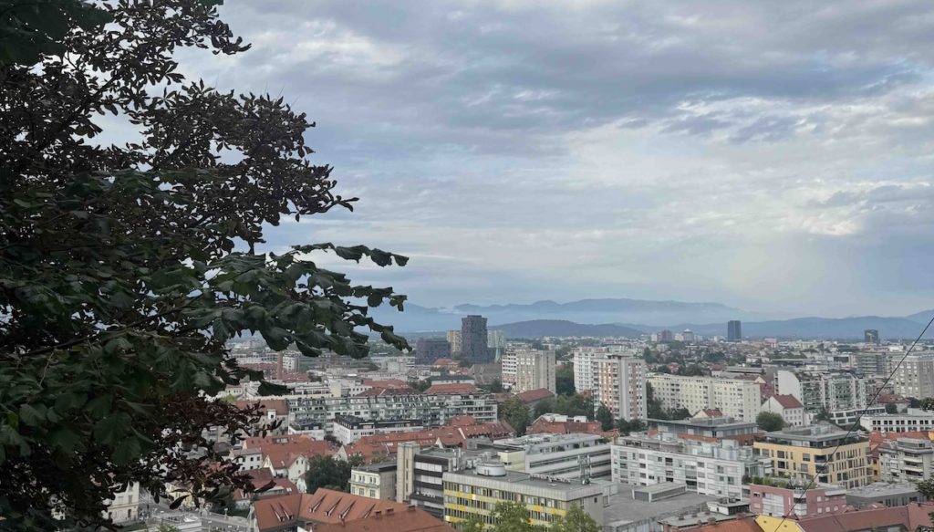 Ljubljana castle view